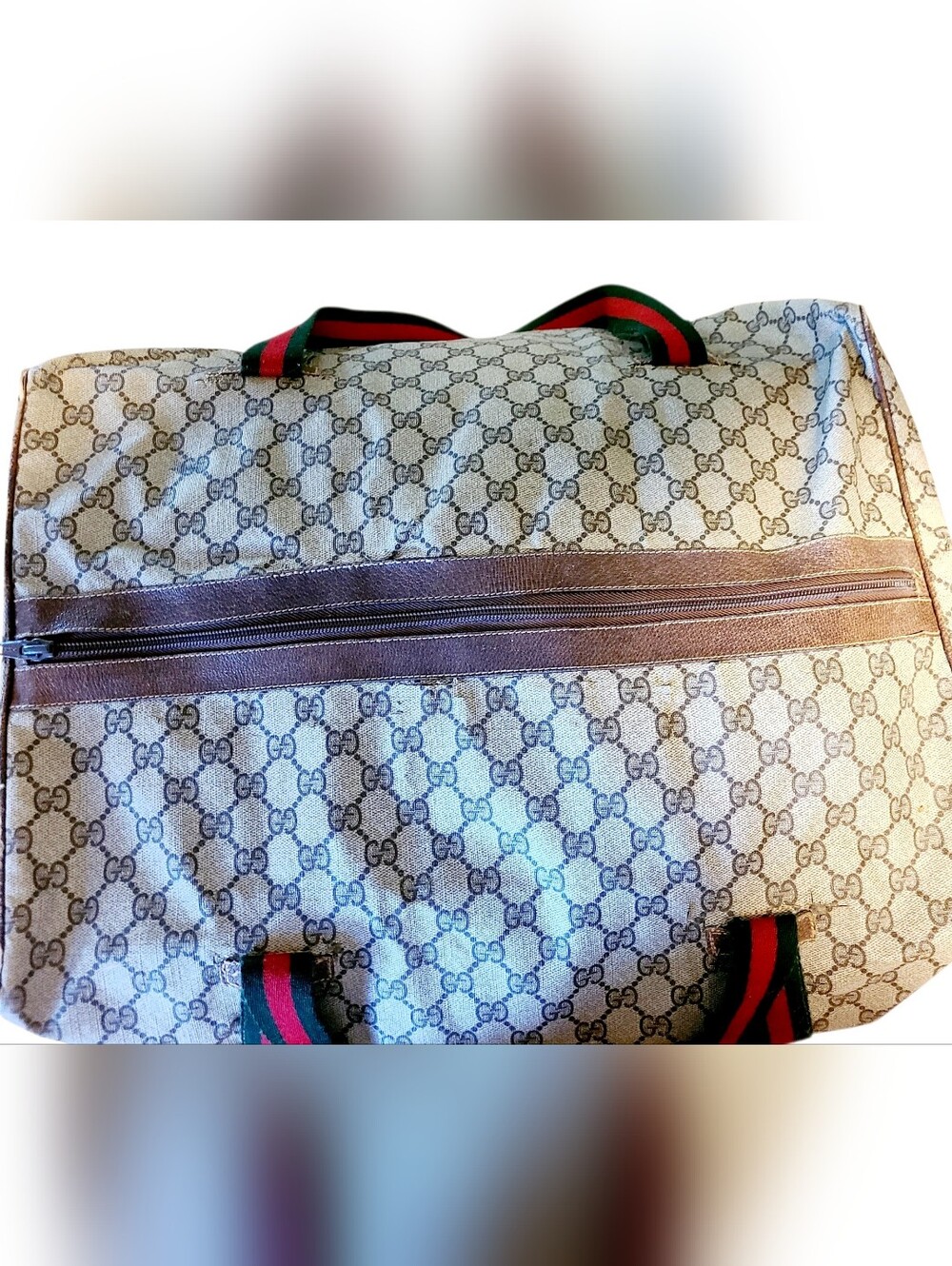 GUCCI Vintage Monogram Travel/Duffle Bag - Significant Wear - Picture 3 of 11
